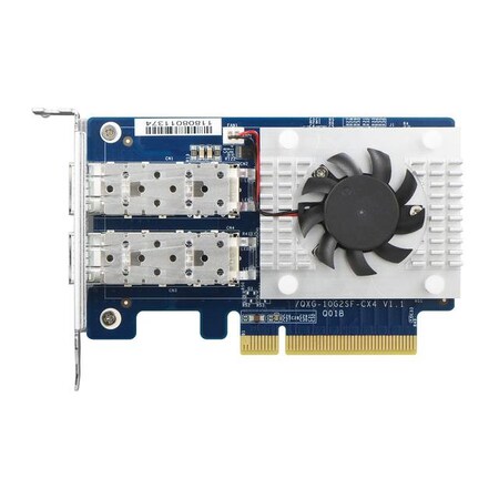 Qnap Dual-Port SFP+ 10GBE (PCIE 3.0 x8) Network Expansion Card QXG-10G2SF-CX4